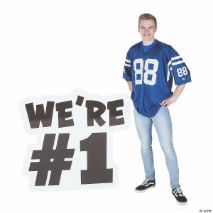 Party Decorations |  43″ We&’re #1 Cardboard Cutout Stand-Up Party Decorations Party Decorations