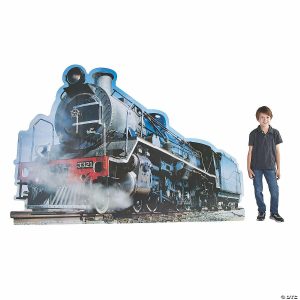 Party Decorations |  6 Ft. Railroad Train Cardboard Cutout Stand-Up – 3 Pc. Party Decorations Party Decorations