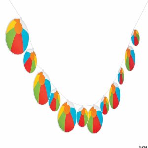 Party Decorations |  Beach Ball Garland Party Decorations Party Decorations