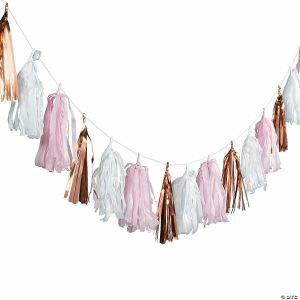 Party Decorations |  Blush & Rose Gold Tassel Garland Party Decorations Party Decorations