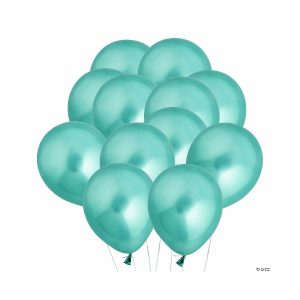 Party Decorations |  Bulk  144 Pc. Green Chrome 5″ Latex Balloons Party Decorations Party Decorations