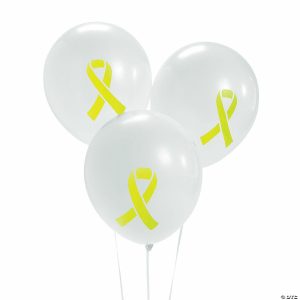 Party Decorations |  Bulk  48 Pc. Lime Awareness Ribbon 11″ Latex Balloons Party Decorations Party Decorations