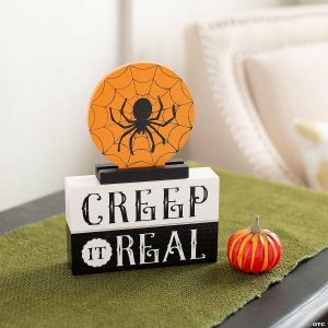 Party Decorations |  Creep It Real Stacked Tabletop Sign Party Decorations Party Decorations