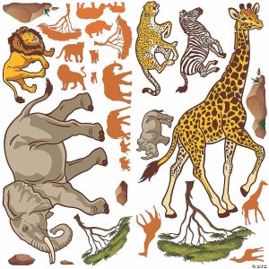 Party Decorations |  Design-A-Room African Safari VBS Backdrop Set – 58 Pc. Party Decorations Party Decorations