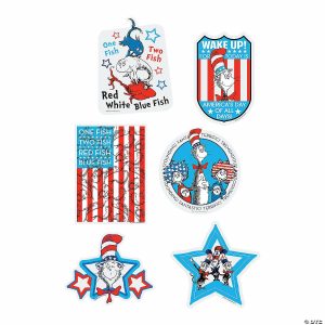 Party Decorations |  Dr. Seuss™ Patriotic Cutouts – 6 Pc. Party Decorations Party Decorations