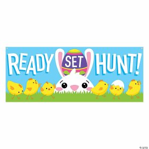 Party Decorations |  Easter Ready Set Hunt Banner Party Decorations Party Decorations