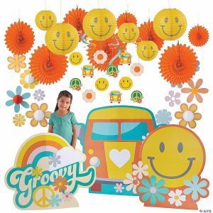 Party Decorations |  Groovy Party Premium Decorating Kit – 45 Pc. Party Decorations Party Decorations