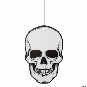 Party Decorations |  Hanging Skeleton Skull Decoration – 12 Pc. Party Decorations Party Decorations