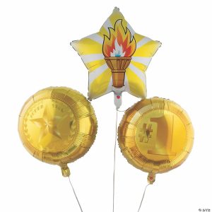 Party Decorations |  International Games 18″ Mylar Balloons – 3 Pc. Party Decorations Party Decorations