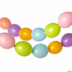 Party Decorations |  Light Rainbow Link 12″ Latex Balloons – 18 Pc. Party Decorations Party Decorations