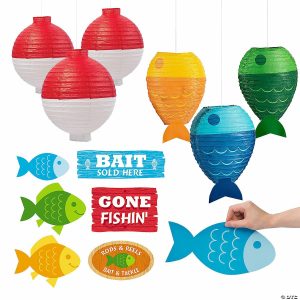 Party Decorations |  Little Fisherman Decor Kit – 15 Pc. Party Decorations Party Decorations