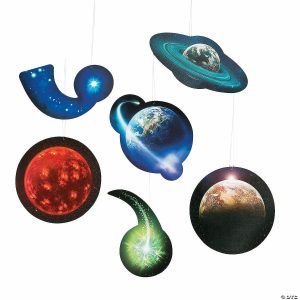 Party Decorations |  Outer Space VBS Hanging Decor – 6 Pc. Party Decorations Party Decorations