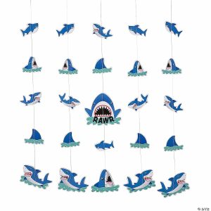 Party Decorations |  Shark Hanging Decorations – 6 Pc. Party Decorations Party Decorations