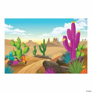 Party Decorations |  Southwest VBS Sunset Backdrop – 2 Pc. Party Decorations Party Decorations