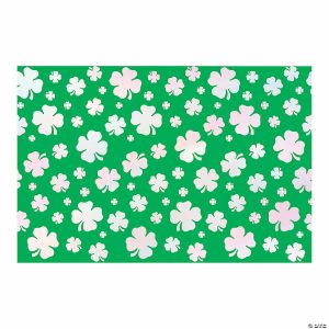 Party Decorations |  St. Patrick’s Day Iridescent Backdrop – 3 Pc. Party Decorations Party Decorations