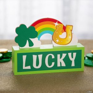 Party Decorations |  St. Patrick’s Day Lucky Icons Tabletop Sign Party Decorations Party Decorations