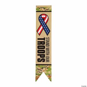 Party Decorations |  Support Our Troops Wall Pennants – 2 Pc. Party Decorations Party Decorations