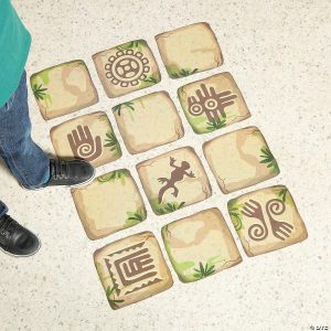 Party Decorations |  Treasure Hunt Bridge Floor Decals – 24 Pc. Party Decorations Party Decorations