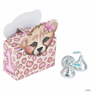 Party Favors |  1st Birthday Cheetah Favor Boxes – 12 Pc. Party Favors Party Favors