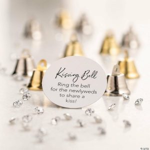 Party Favors |  2 1/2″ Cardstock Mini Wedding Bells Cards – 24 Pc. Party Favors Party Favors