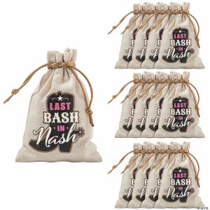 Party Favors |  4″ x 6″ Mini Bachelorette Nash Bash Drawstring Bags – 12 Pc. Party Favors Party Favors