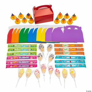 Party Favors |  48 Pc. Happy Birthday Party Favor Kits for 12 Party Favors Party Favors