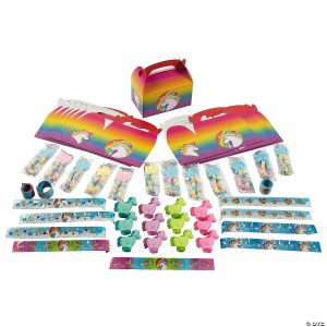 Party Favors |  48 Pc. Unicorn Party Favor Kits for 12 Party Favors Party Favors