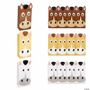 Party Favors |  5″ x 10″ Horse Treat Bags – 12 Pc. Party Favors Party Favors