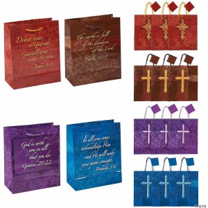 Party Favors |  9″ x 7 1 2″ Medium Expressions of Faith Paper Gift Bags – 12 Pc. Party Favors Party Favors