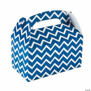 Party Favors |  Blue Chevron Favor Boxes – 12 Pc. Party Favors Party Favors