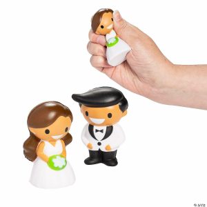 Party Favors |  Bride & Groom Stress Toys – 12 Pc. Party Favors Party Favors