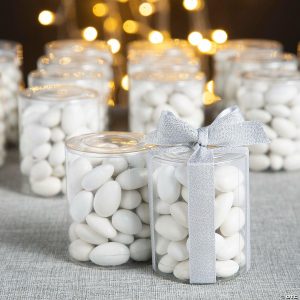 Party Favors |  Bulk 48 Pc. Clear Cylinder Boxes Party Favors Party Favors