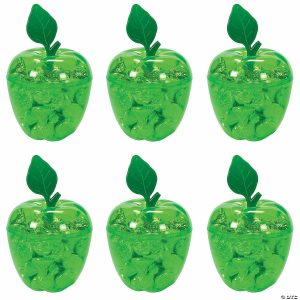 Party Favors |  Bulk 48 Pc. Green Apple BPA-Free Plastic Favor Containers Party Favors Party Favors