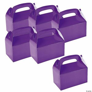 Party Favors |  Bulk 48 Pc. Purple Favor Boxes Party Favors Party Favors