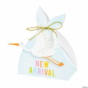 Party Favors |  Bundle of Joy Stork Favor Boxes – 12 Pc. Party Favors Party Favors