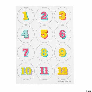 Party Favors |  Countdown Egg Stickers – 12 Pc. Party Favors Party Favors