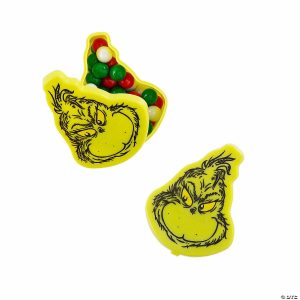 Party Favors |  Dr. Seuss™ The Grinch BPA-Free Plastic Containers – 12 Pc. Party Favors Party Favors