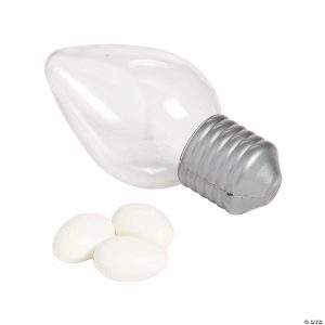 Party Favors |  Light Bulb-Shaped BPA-Free Plastic Containers – 12 Pc. Party Favors Party Favors