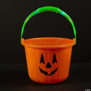 Party Favors |  Light-Up Halloween BPA-Free Plastic Buckets – 24 Pc. Party Favors Party Favors