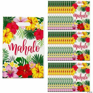 Party Favors |  Mahalo Hawaiian Luau Goody Bags – 36 Pc. Party Favors Party Favors