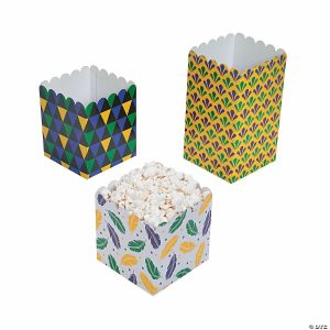 Party Favors |  Mardi Gras Popcorn Boxes – 12 Pc. Party Favors Party Favors