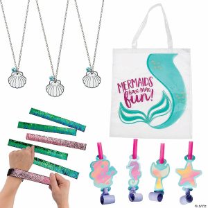 Party Favors |  Mermaid Sparkle Party Favor Kit for 12 Party Favors Party Favors