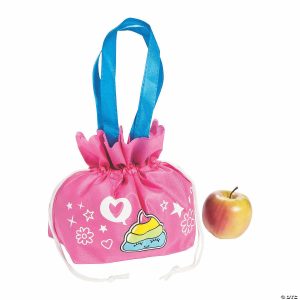 Party Favors |  Mini Girl Squad Drawstring Pouch Tote Bags – 12 Pc. Party Favors Party Favors