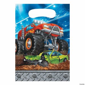 Party Favors |  Monster Truck Party Treat Bags – 8 Pc. Party Favors Party Favors