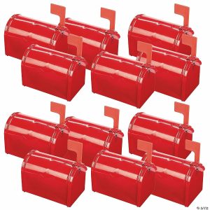 Party Favors |  Red Mail Box Favor Containers – 12 Pc. Party Favors Party Favors