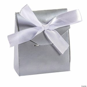 Party Favors |  Silver Laser Cut Favor Boxes – 24 Pc. Party Favors Party Favors