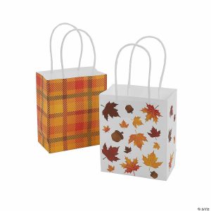 Party Favors |  Small Fall Paper Gift Bags – 12 Pc. Party Favors Party Favors