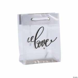 Party Favors |  Small Frosted Love Wedding Gift Bags Party Favors Party Favors