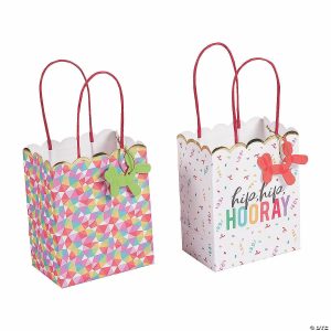 Party Favors |  Small Hip Hip Hooray Gift Bags – 4 Pc. Party Favors Party Favors