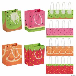 Party Favors |  Small Tutti Frutti Paper Gift Bags – 12 Pc. Party Favors Party Favors